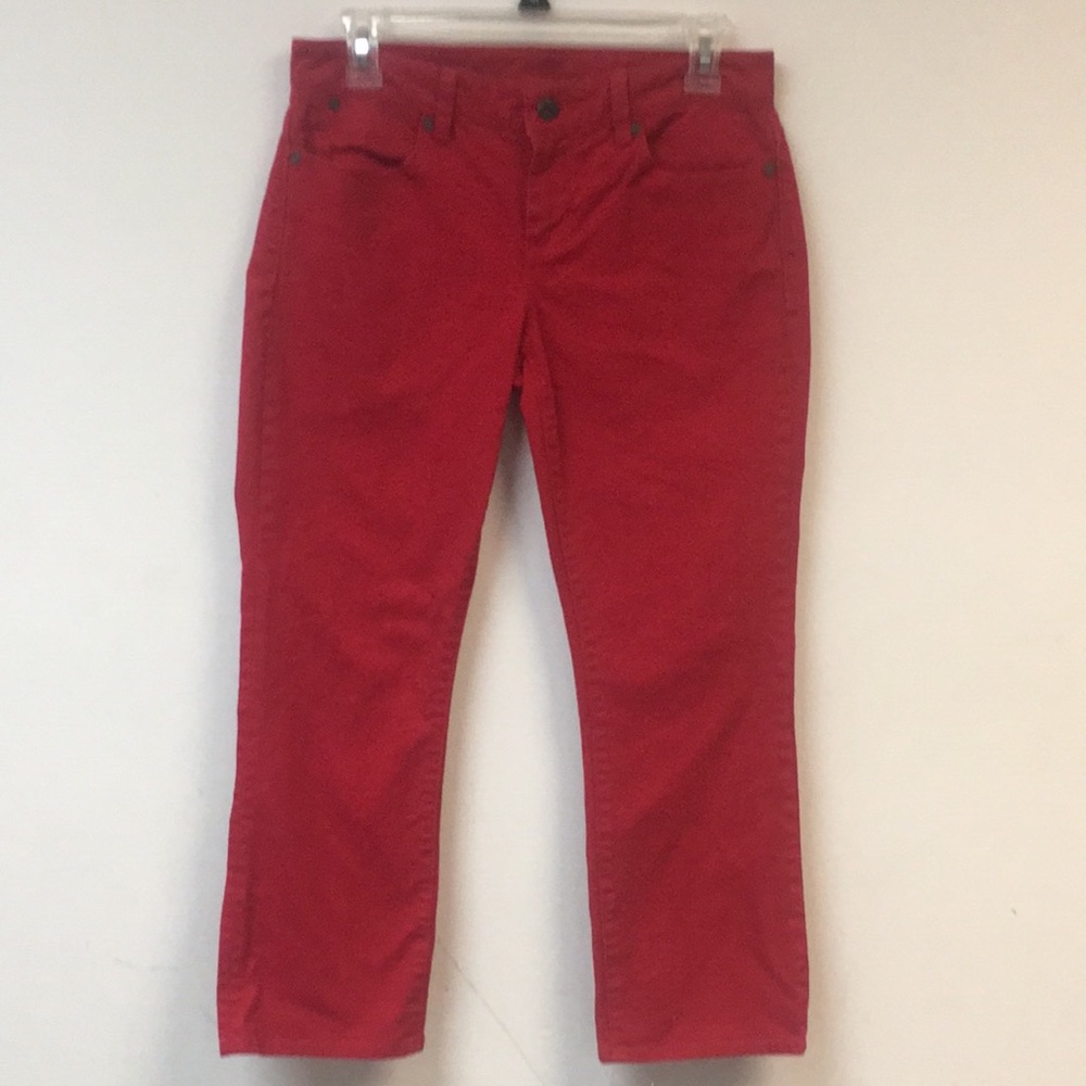 Talbots Signature crop flare ankle denim pants